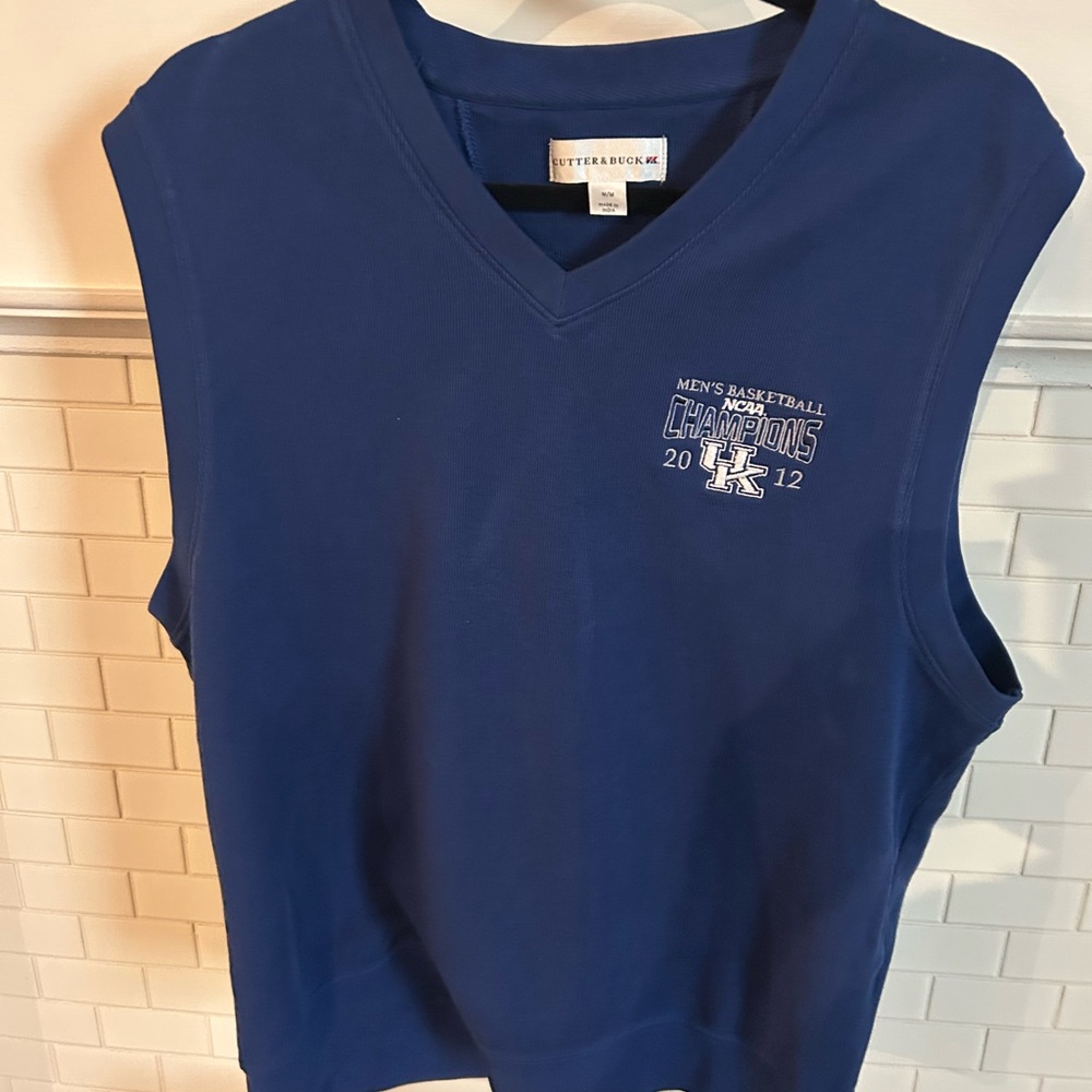 Cutter & Buck Blue Kentucky Men's Basketball Champions 2012 Vest